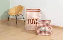 Carregar imagem no visualizador da galeria, Cesto Vichy rosa