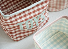 Carregar imagem no visualizador da galeria, Cesto Vichy vermelho