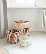 Carregar imagem no visualizador da galeria, Cesto Vichy vermelho