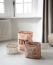 Carregar imagem no visualizador da galeria, Cesto Vichy vermelho