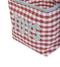 Carregar imagem no visualizador da galeria, Cesto Vichy vermelho