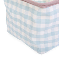 Carregar imagem no visualizador da galeria, Cesto Vichy azul