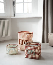 Carregar imagem no visualizador da galeria, Cesto Vichy azul