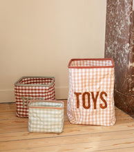 Carregar imagem no visualizador da galeria, Cesto Vichy azul