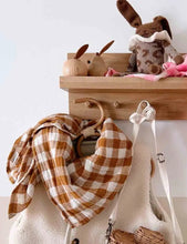 Carregar imagem no visualizador da galeria, Musselina branco/caramelo 70x70cm