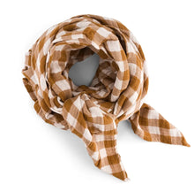 Carregar imagem no visualizador da galeria, Musselina branco/caramelo 70x70cm