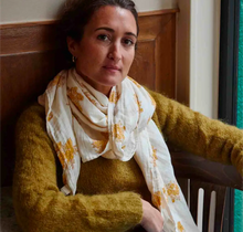 Carregar imagem no visualizador da galeria, Musselina Sunny Flower 70x70cm