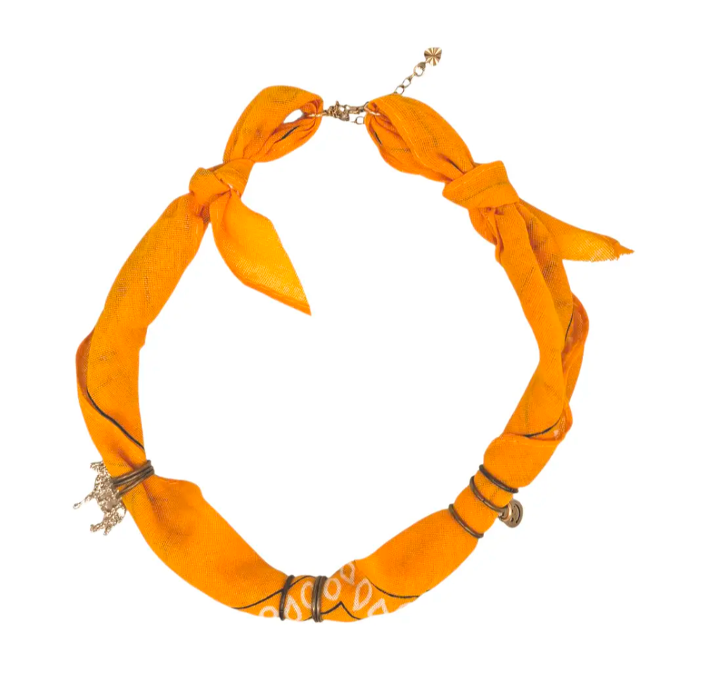 Colar bandana Amarelo