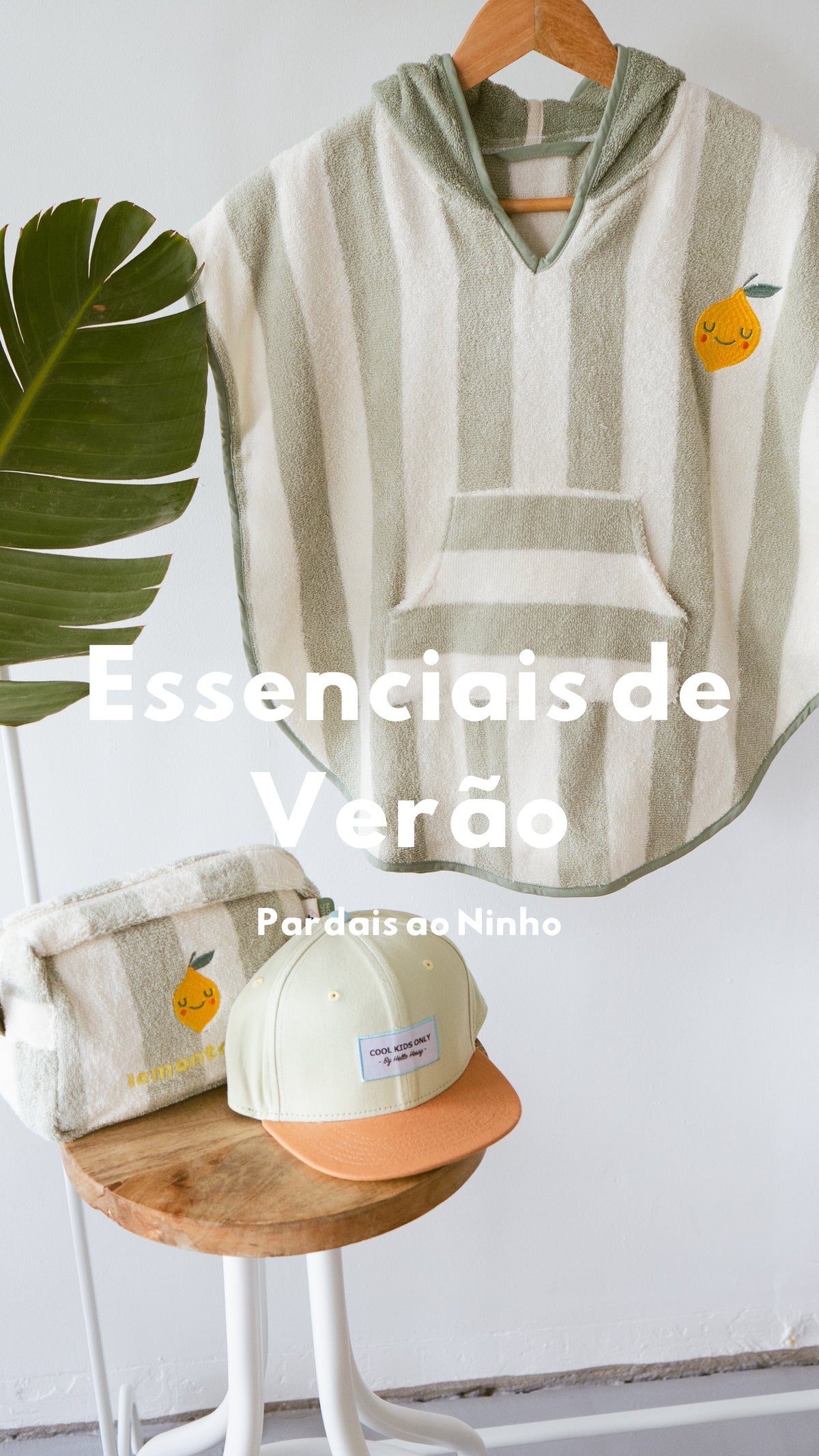 Saco de higiene em algodão Laranjinha