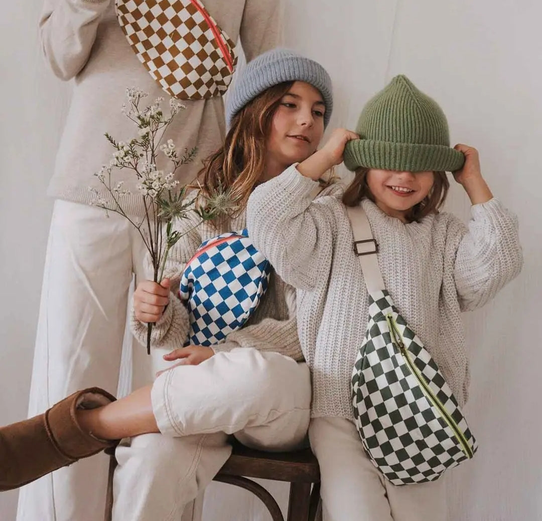 Banana Bag branco/caramelo