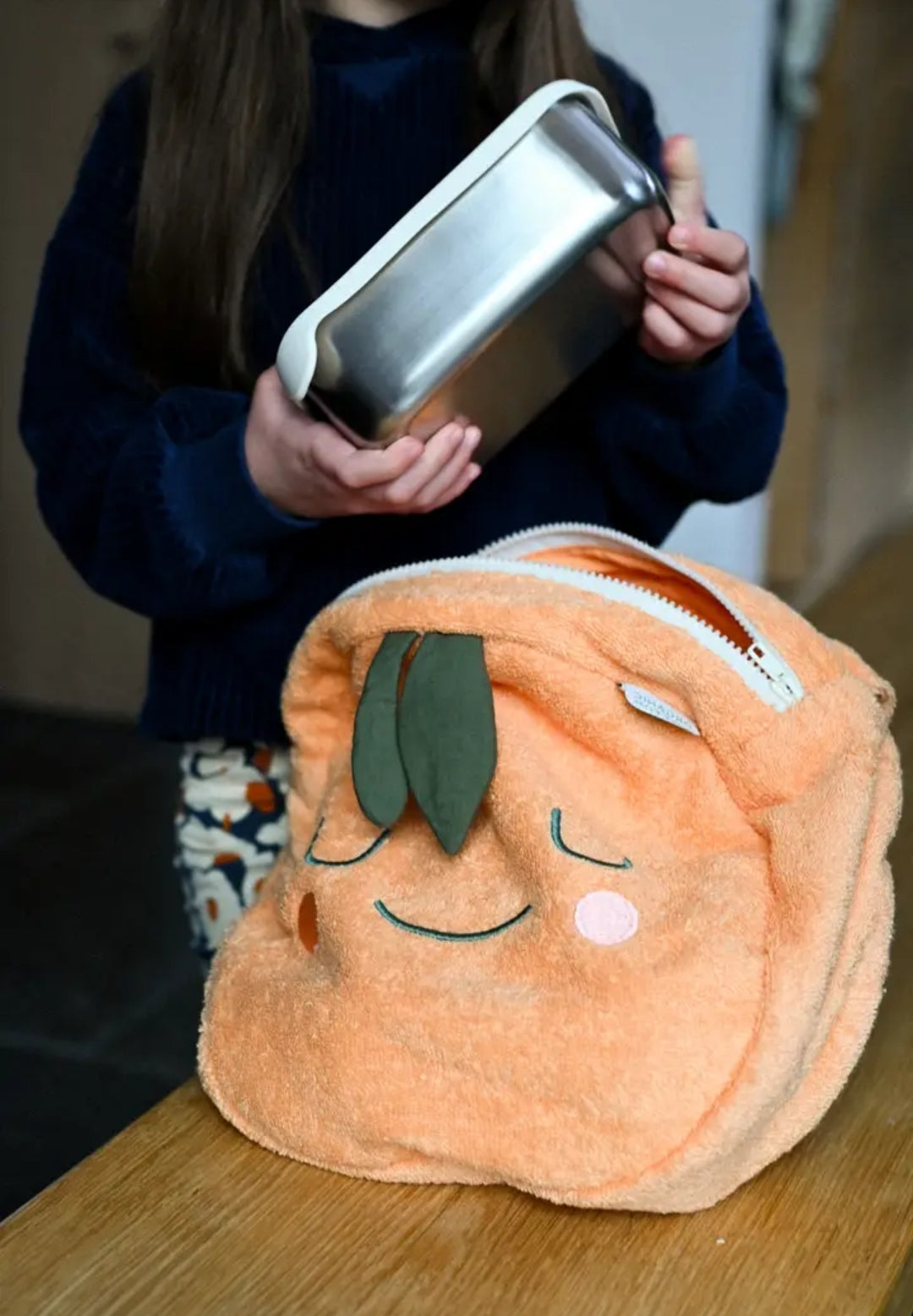 Mochila algodão Laranja