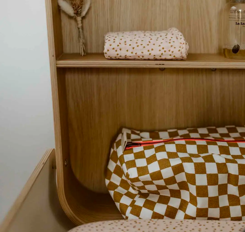 Necessaire VIC vichy mostarda