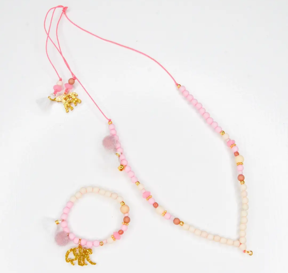 Colar Rosa Pastel