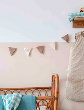 Load image into Gallery viewer, Musselina Vichy azul 70x70cm
